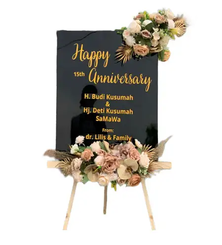 Papan Bunga Akrilik Lowungu