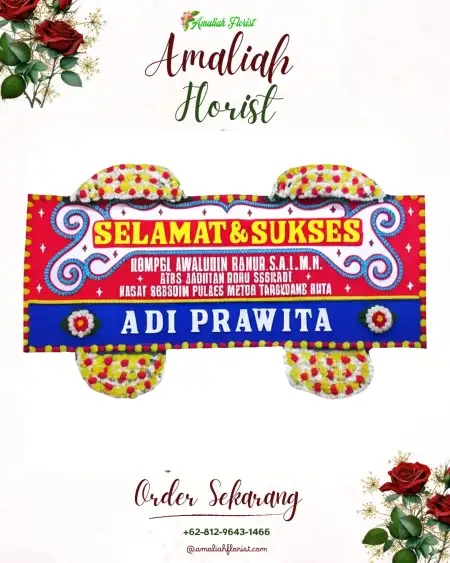 Papan Bunga Ucapan Selamat Lowungu